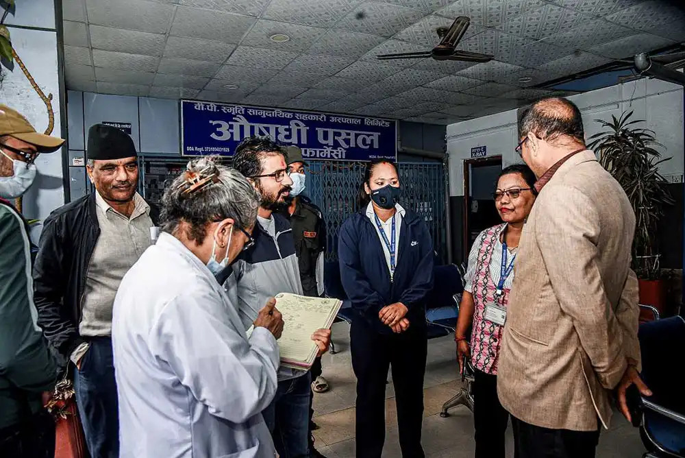 विपी स्मृति अस्पताललाई फोहोरो व्यवस्थापन नगरेपछि महानगरको जरीवाना