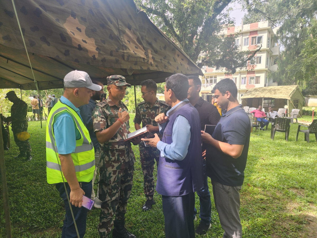 अपर त्रिशूली–३एमा हेलिकप्टर अवतरण, विद्युत् सेवा सुचारु गर्न प्राविधिक टोली परिचालन